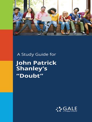 cover image of A Study Guide for John Patrick Shanley's "Doubt"